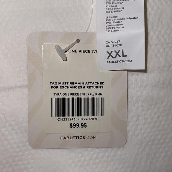 Tyra One Piece XXL (14-16) - Brown - Picture 3 of 5